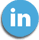 LinkedIn logo with blue background and white letters.